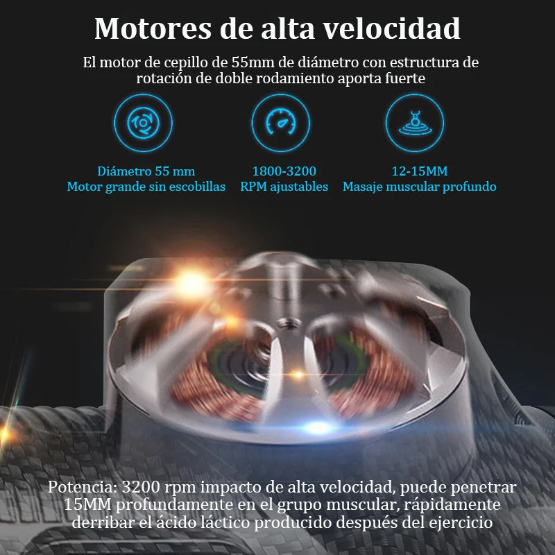 Deep Tissue Percussion Muscle Massager (Carbon Fiber Edition)