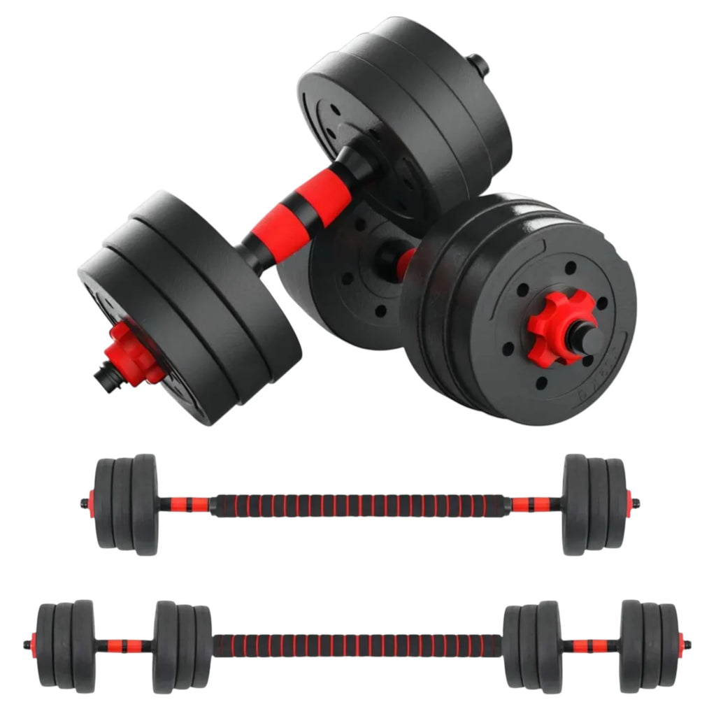 Adjustable Dumbbell & Barbell Set