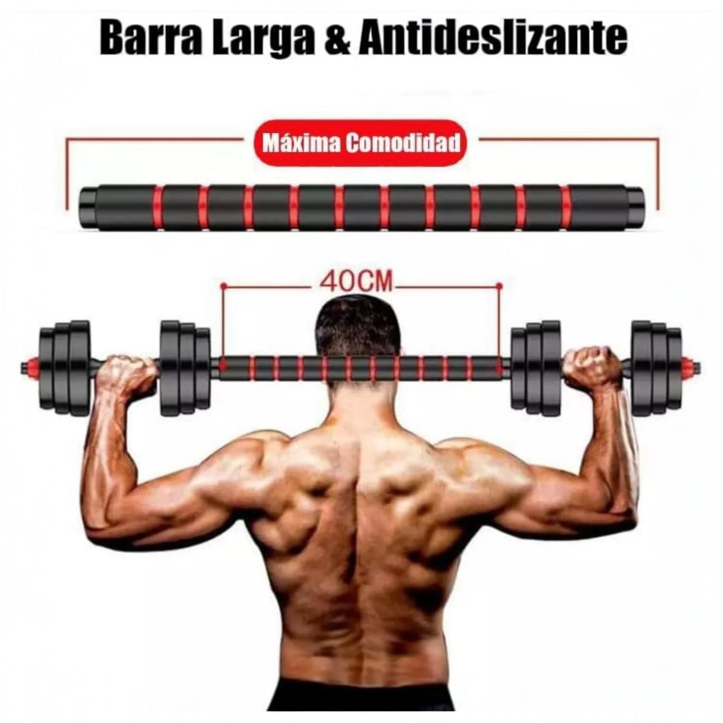 Adjustable Dumbbell & Barbell Set