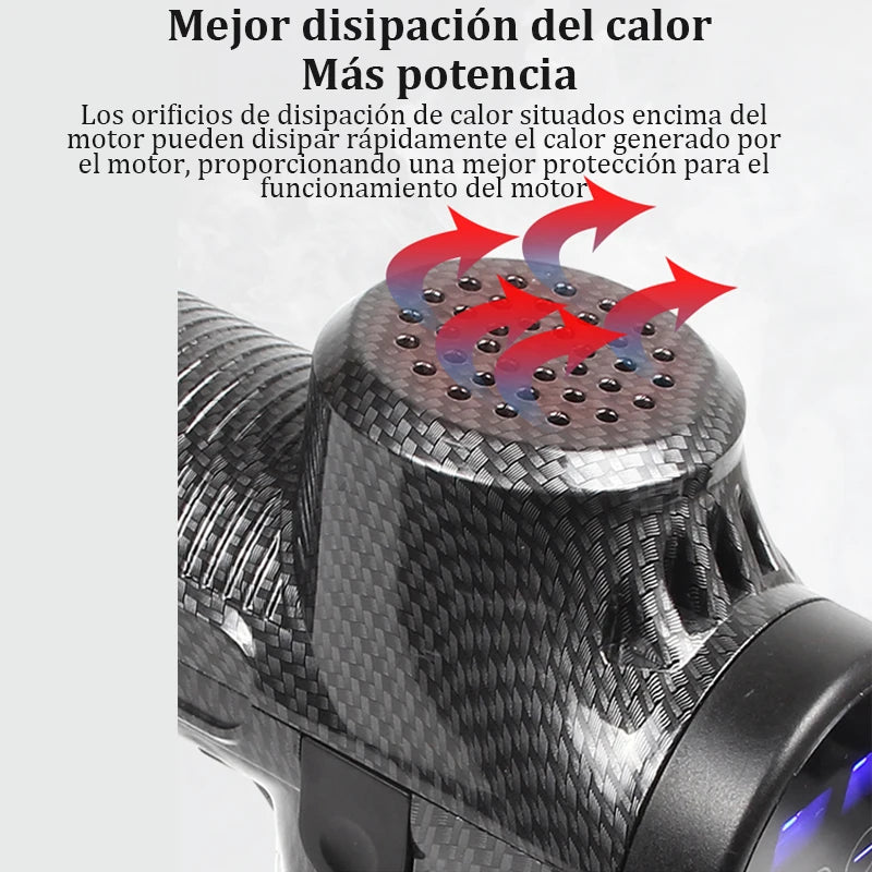 Deep Tissue Percussion Muscle Massager (Carbon Fiber Edition)