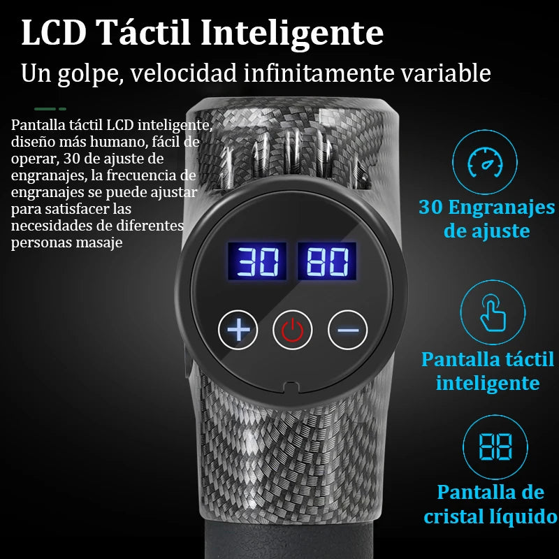 Deep Tissue Percussion Muscle Massager (Carbon Fiber Edition)