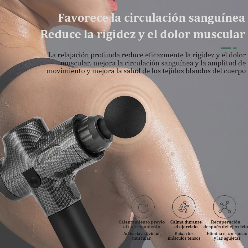 Deep Tissue Percussion Muscle Massager (Carbon Fiber Edition)